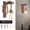 Rustic Indoor Wall Light Lantern Living Room Hallway Porch Sconce Lamp Fixture